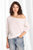 Cashmere Off The Shoulder Top