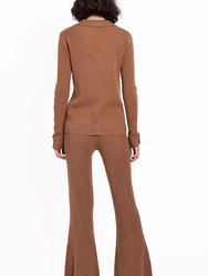 Cashmere Ribbed Pants