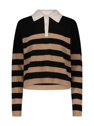 Cashmere Rugby Stripe Polo