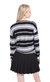 Cashmere Striped Cardigan With Tipping