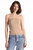 Cotton Cable Strapless Top - Brown Sugar