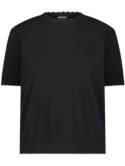 Minnie Rose Cotton Cashmere Boxy Frayed Tee product