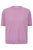 Cotton Cashmere Boxy Frayed Tee - Roseate