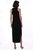 Cotton Cashmere Frayed Edge Maxi Tank Dress