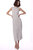 Cotton Cashmere Frayed Edge Maxi Tank Dress