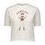 Cotton Cashmere Hands-Off Frayed Tee - White