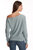 Cotton Cashmere Off The Shoulder Top