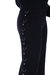 Cotton Cashmere Pants With D-Ring Trim Detail