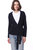 Cotton Cashmere Shaker Flyaway Cardigan