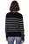 Cotton Cashmere Striped Star Crewneck Sweater