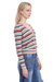 Cotton Cashmere Weekend Texture Stripe Cardigan