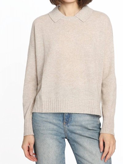 Minnie Rose Crew Neck Pullover With Collar product