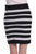 Lace Stripe Skirt