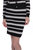 Lace Stripe Skirt - Black/Starch