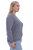 Plus Cashmere Long Sleeve Shrunken Crew Neck Sweater