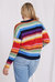 Plus Size Cashmere Multi-Stripe Crew