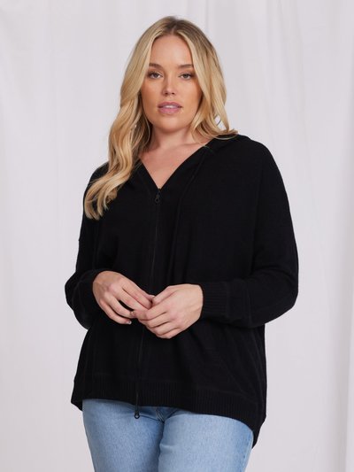 Minnie Rose Plus Size Cashmere Zip Hoodie product