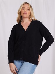 Plus Size Cotton Cashmere Oversized Cardi