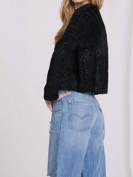 Shimmer Cropped Cardigan