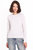 Supima Cotton Cashmere Long Sleeve Crewneck Sweater - White