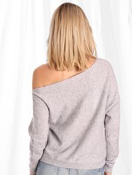 100% Cashmere Off The Shoulder Top