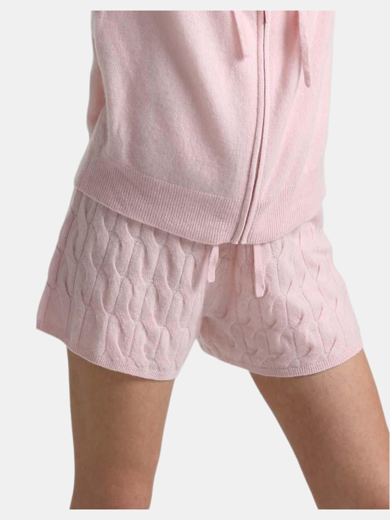 Cashmere Cable Shorts