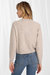 Cashmere Long Sleeve Shrunken Crewneck Sweater