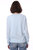 Fine Cotton/Cashmere Distressed Long Sleeve V Neck Sweater