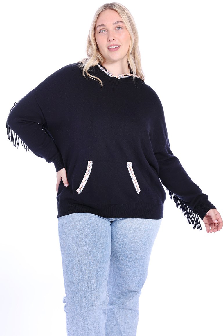 Plus size cashmere hoodie new arrivals