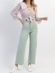 Hailey Wide Leg Denim Pant