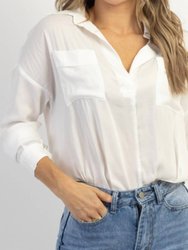 La Bella Vita Pocket Blouse