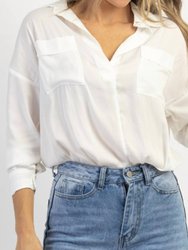 La Bella Vita Pocket Blouse