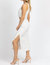 Linen Pinstripe Midi Skirt Set