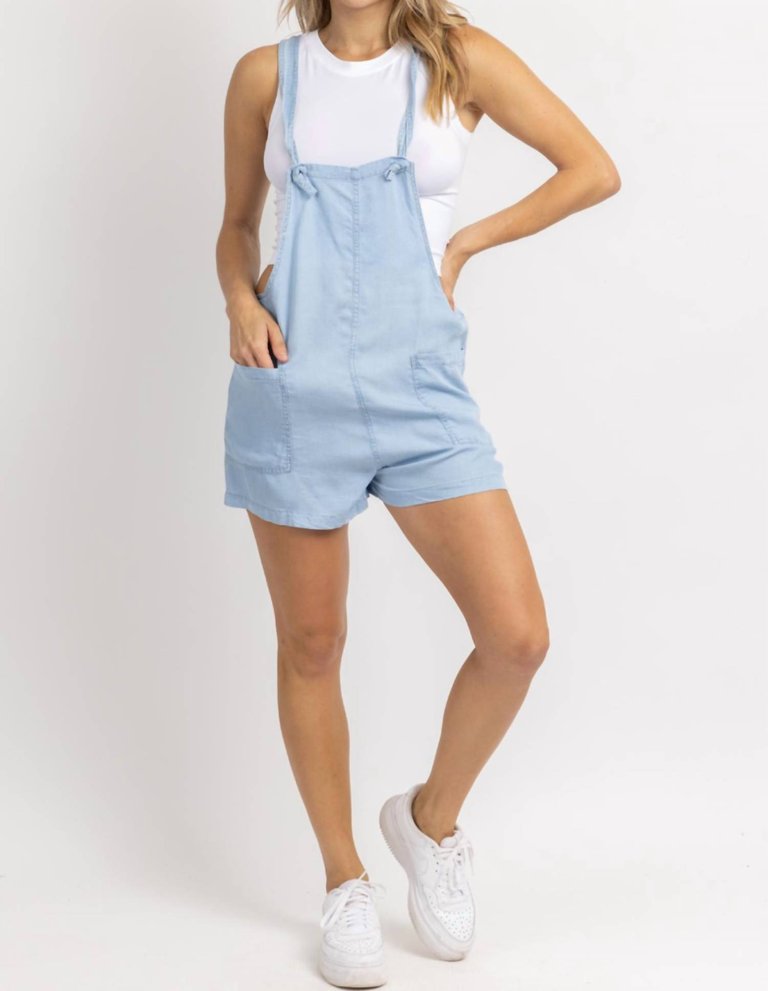 Staple Denim Short Overall - Chambray