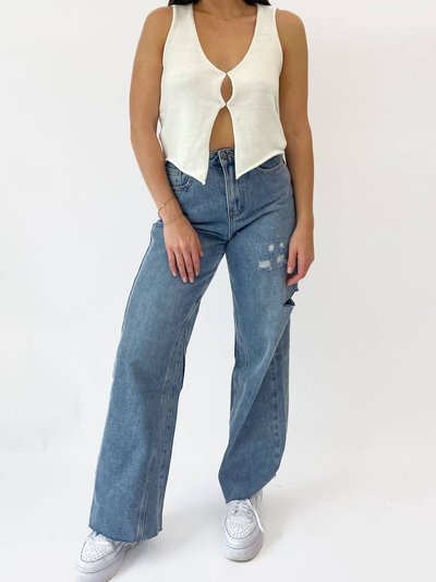 MIOU MUSE Wide Leg Jeans - Blue product