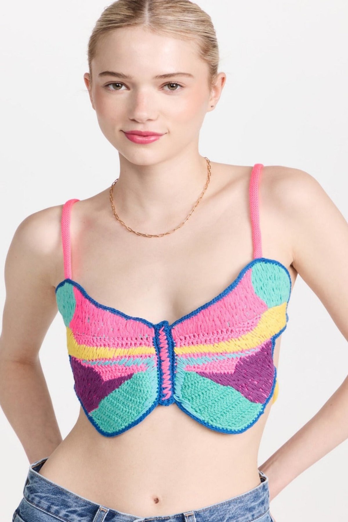 Mira Mikati Multi Butterfly Bra Top | Verishop