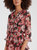 Alanis Floral Chiffon Asymmetrical Midi Dress