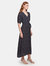 Andrea Puff Sleeve Wrap Dress