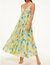 Galeta Dress In Citron Watercolor