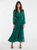 Hadeya Tiered Maxi Dress - Green