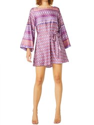 Twiggy Dress - Violet Geo