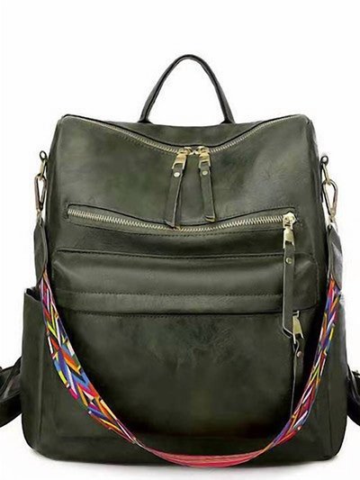 Miss Sparkling Margaret Convertible Strap Backpack In Green product