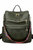 Margaret Convertible Strap Backpack In Green - Green
