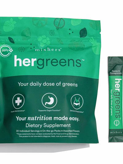Mixhers Hergreens Nutrition product