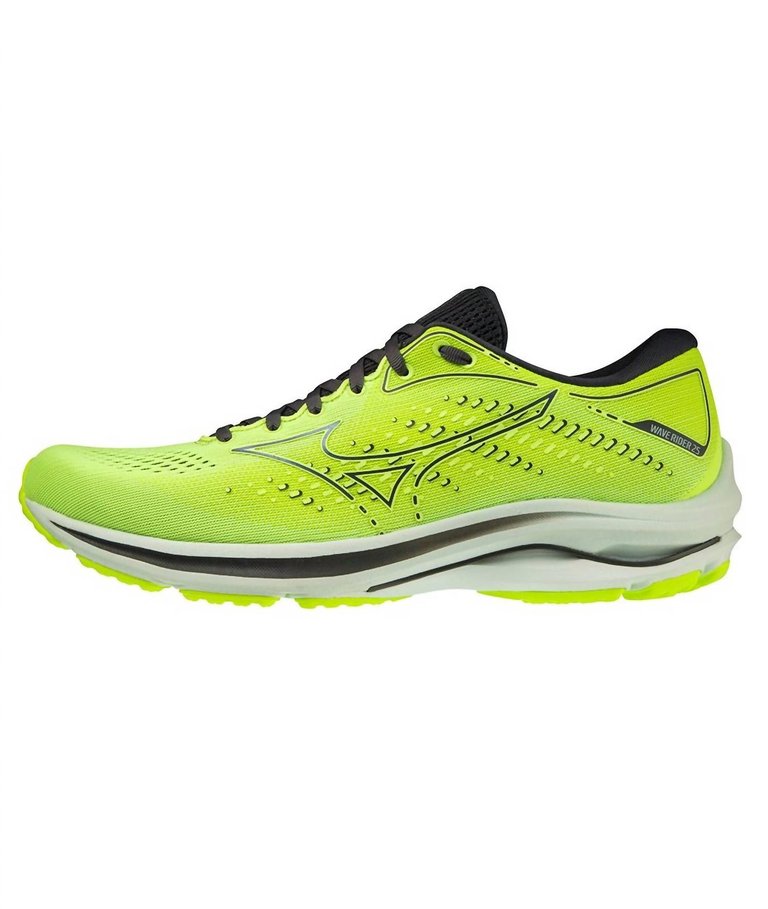 Men’S Wave Rider 25 Running Shoes In Neo Lime - Neo Lime