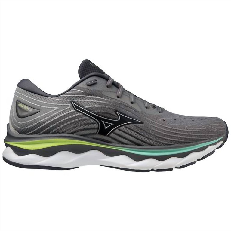 Men's Wave Sky 6 Running Shoes - 2E Wide In Quiet Shade/silver - Quiet Shade/silver