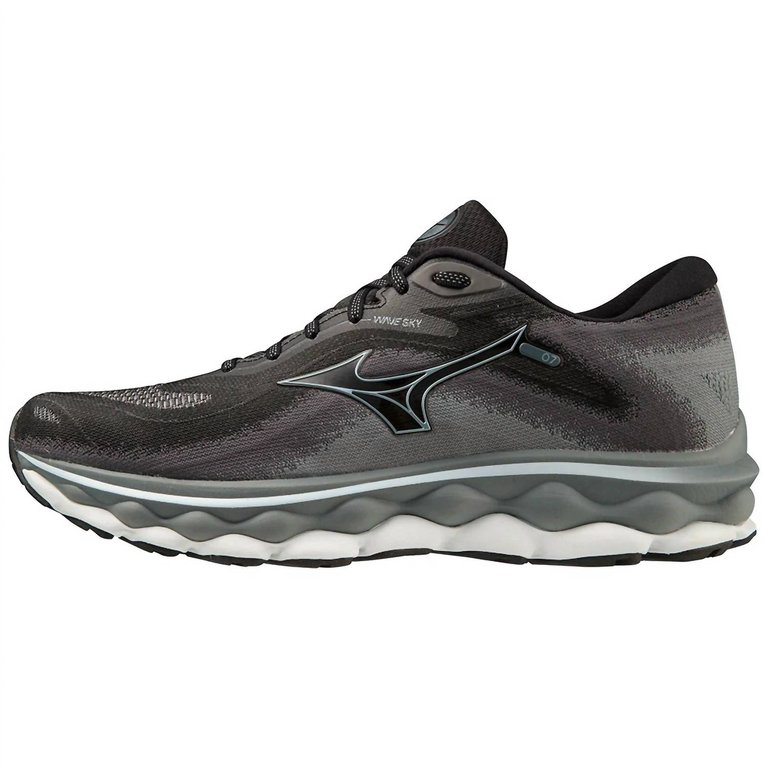 Men’S Wave Sky 7 Running Shoes In Black/Glacial Ridge - Black/Glacial Ridge