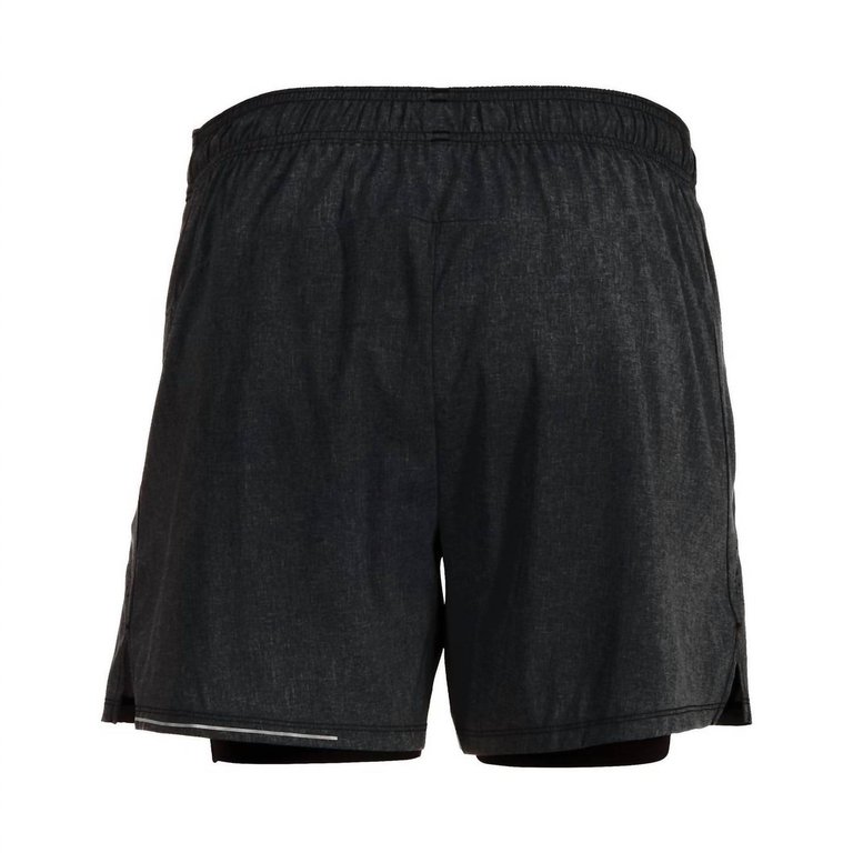 Women's Alpha Eco 5" 2-In-1 Short In Black