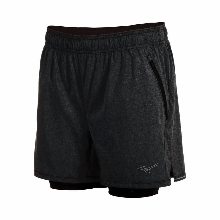 Women's Alpha Eco 5" 2-In-1 Short In Black - Black