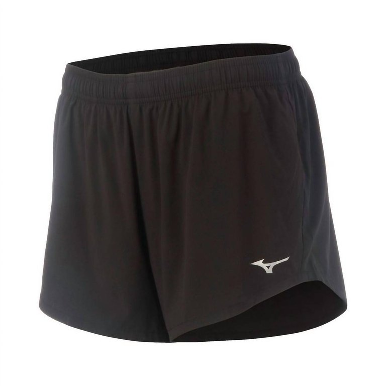 Women's Infinity 3.5" Running Short In Black - Black